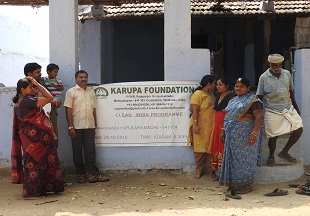 Clean India program at kandiyur , Karamadai- Coimbatore temple Renovaton Work